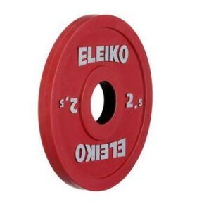 Олимпийский диск Eleiko для соревнований и тренировок 2,5 кг цветной 124-0025R