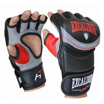 Перчатки MMA Excalibur 687-01 S серый/черный/красный