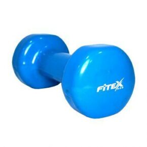 Гантель виниловая Fitex MD2015-3V, 3 кг