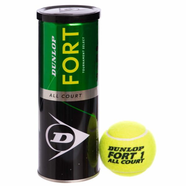 Мяч для большого тенниса DUNLOP FORT TOURNAMENT SELECT 601315 3шт салатовый