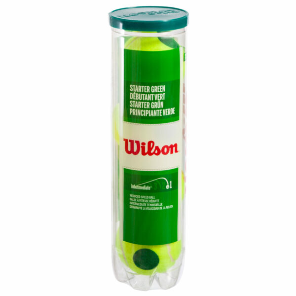 Мяч для большого тенниса WILSON STARTER PLAY GREEN WRT137400 4шт салатовый