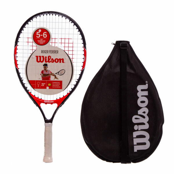 Ракетка для большого тенниса WILSON WRT200600 ROGER FEDERER 21 черный-красный