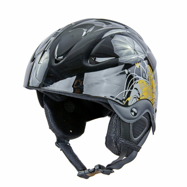 Шлем горнолыжный MOON MS-2947-S S черный-золотой