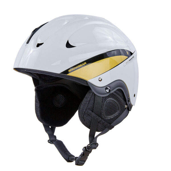 Шлем горнолыжный MOON MS-86W-L L белый-золотой