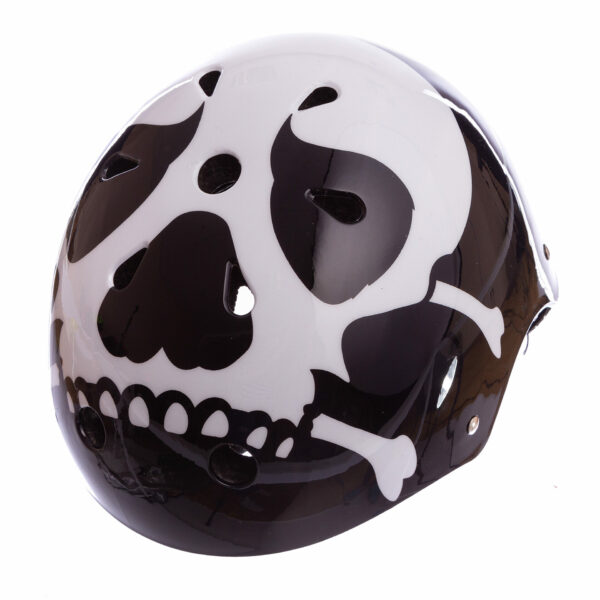 Шлем для экстремального спорта Кайтсерфинг Zelart SKULL SK-5616-015 L-56-58 черный-белый