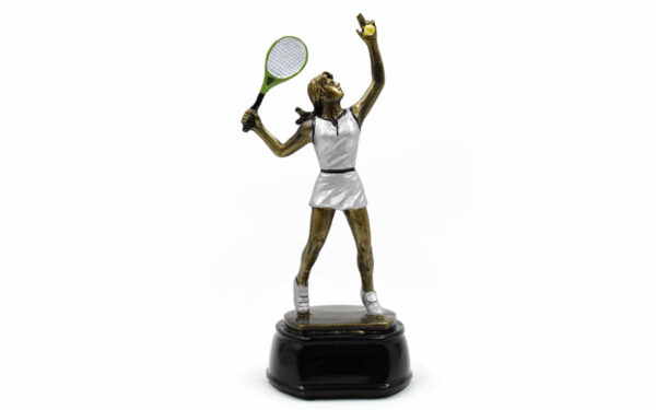 Статуэтка наградная спортивная Большой теннис женский C-2688-B11