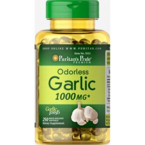 Odorless Garlic 1000 mg – 250 softgels