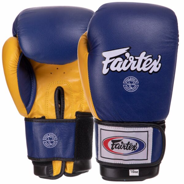 Боксерские перчатки кожаные FAIRTEX BO-3783 12-16 унций цвета в ассортименте