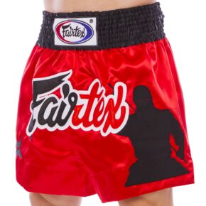 Шорты для тайского бокса и кикбоксинга FAIRTEX BS0638 S-2XL красный