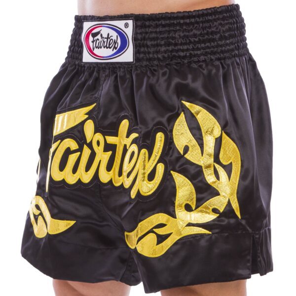 Шорты для тайского бокса и кикбоксинга FAIRTEX BS0646 S-2XL черный