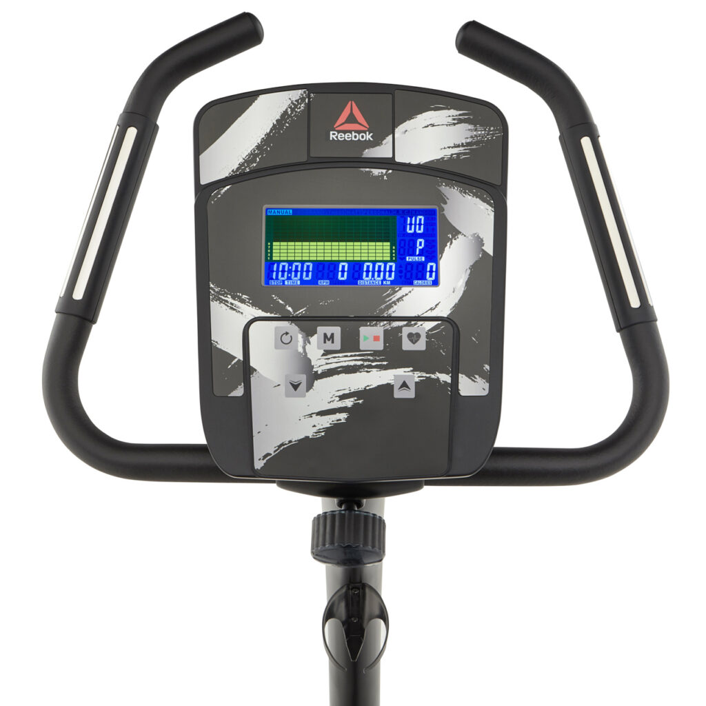 Магнитный вертикальный велотренажер для дома велоэргометр Reebok ZJET 460 RVJF-12501SVBT