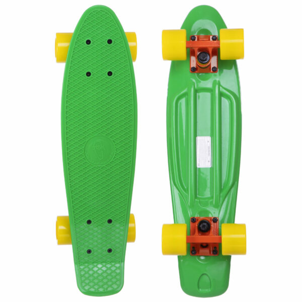 Скейтборд Пенни Penny SP-Sport SK-401-15 зеленый-оранжевый-желтый