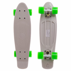 Скейтборд Пенни Penny SP-Sport SK-401-38 серый-белый-салатовый
