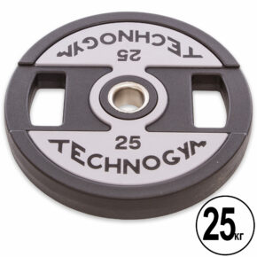 Блины (диски) полиуретановые TECHNOGYM TG-1837-25 51мм 25кг черный