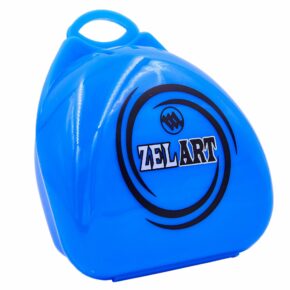 Футляр для капы Zelart BO-4278 синий-желтый-прозрачный